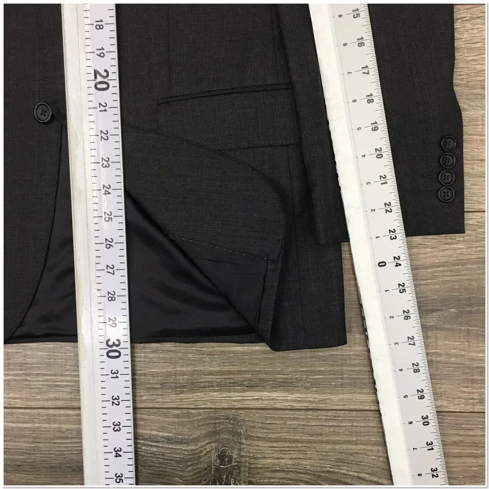 JOSEPH & FEISS Mens Blazer Sport Coat Casual Jacket Size 36S Wool Suit‎